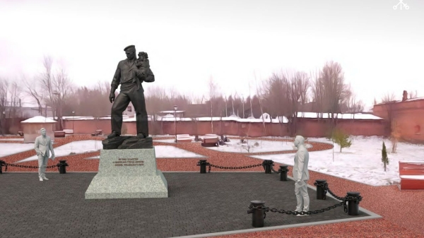 Памятник «Ангелы Мессины» торжественно открыли в Кронштадте к празднику ВМФ Памятник «Ангелы Мессины» торжественно открыли в Кронштадте к празднику ВМФ